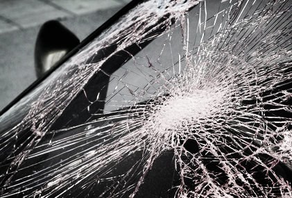 broken glass Criminal Mischief in Action